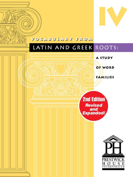 Vocabulary From Latin And Greek Roots Book 2 Pdf